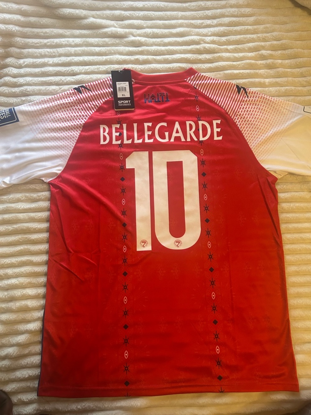 Bellegarde #10 Red Men's Jersey - Sporto Brand